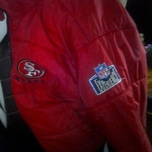 Pro player 49ers reversible jacket